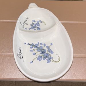 French Olive bowl signed on bottom